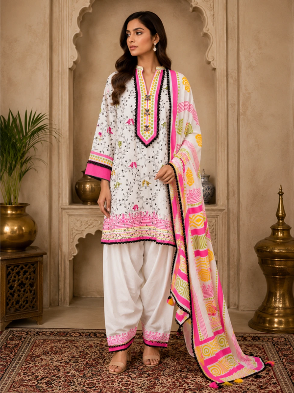 Pihu Noor A line kurta with salwar