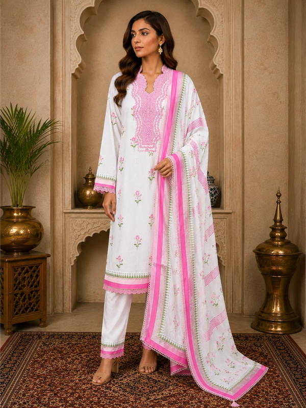 Gulabi Mehek long kurta with pant