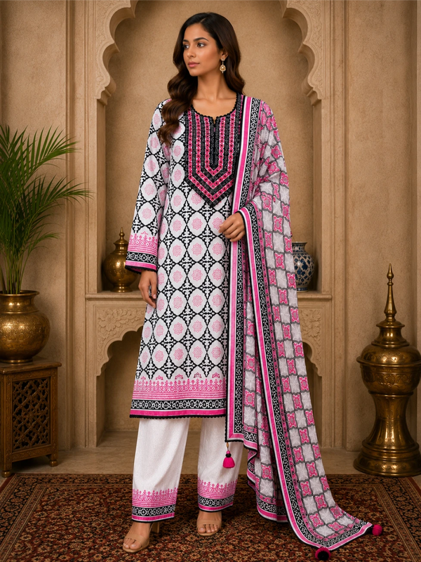 Royale Printed Long Kurta Set