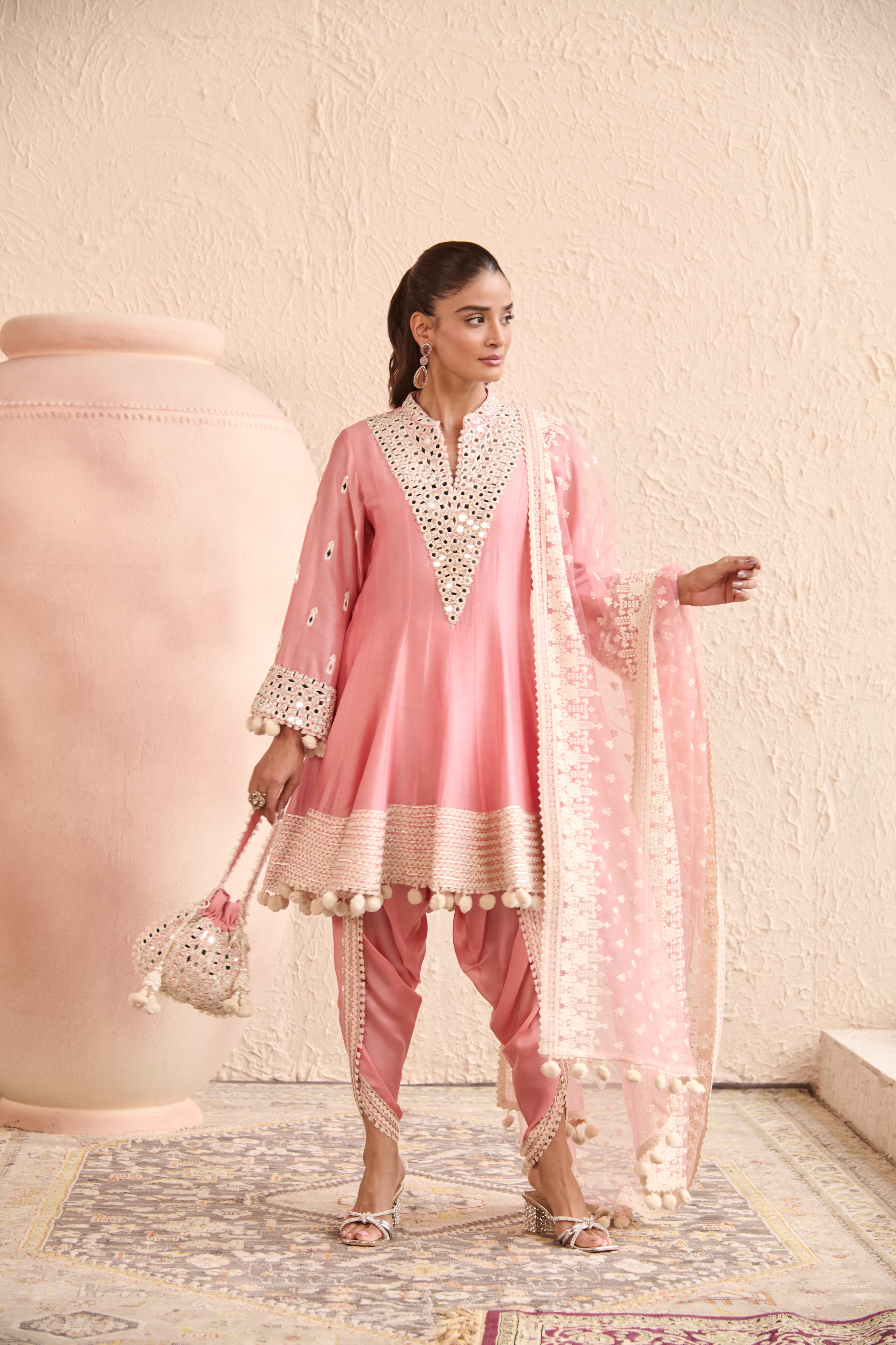 SHEESHA SHORT ANARKALI SET