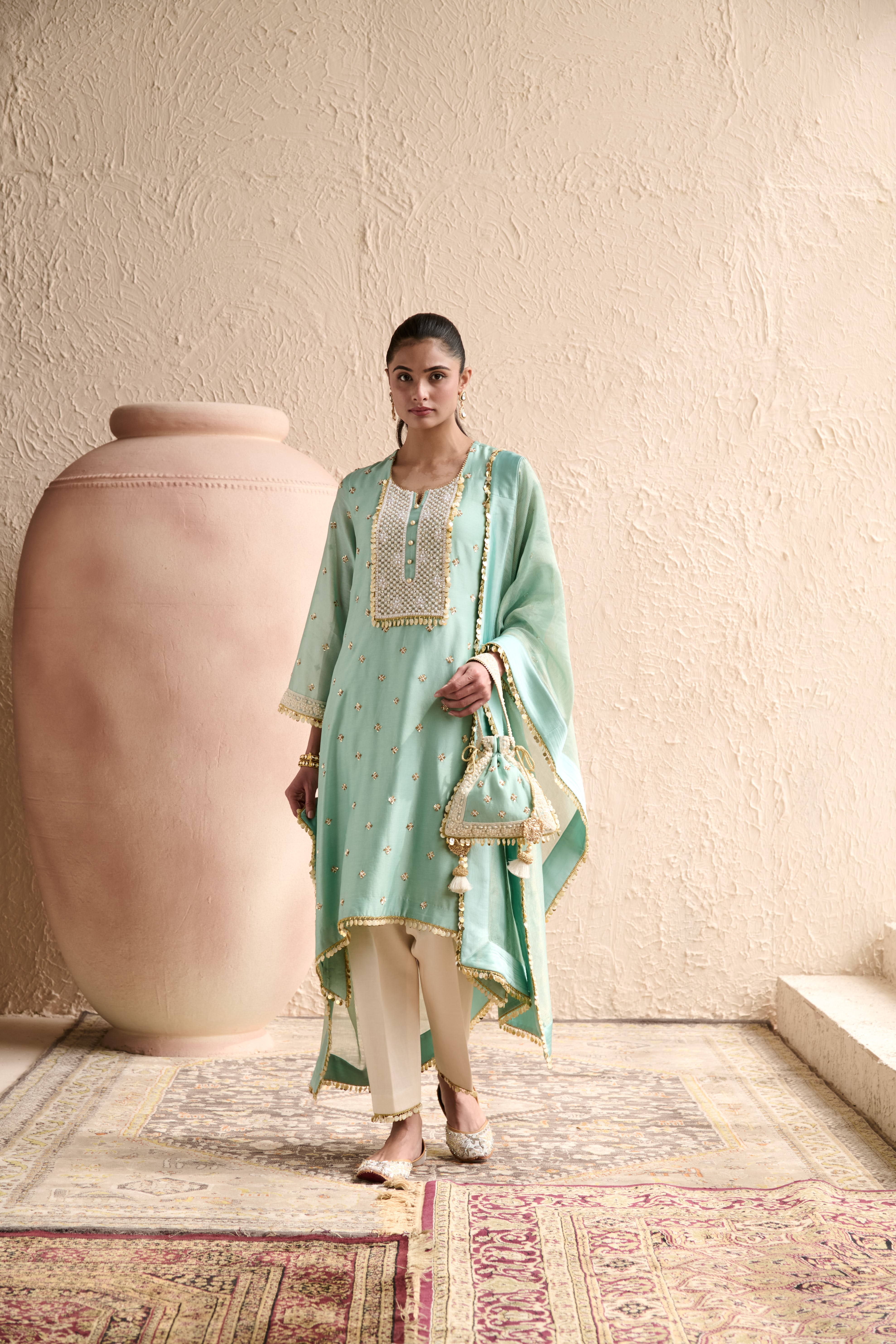 HASRAT A-LINE KURTA SET
