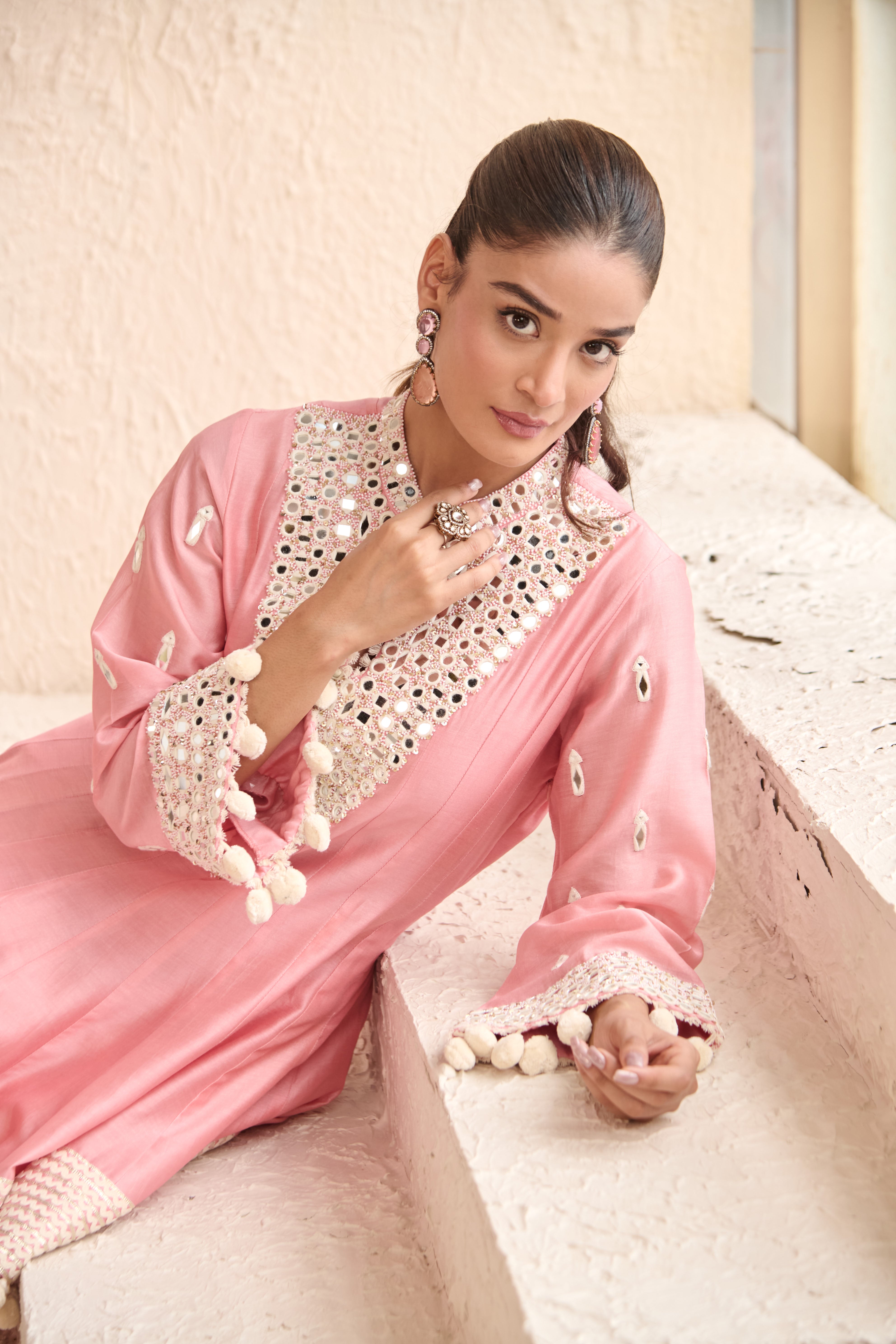 SHEESHA SHORT ANARKALI SET