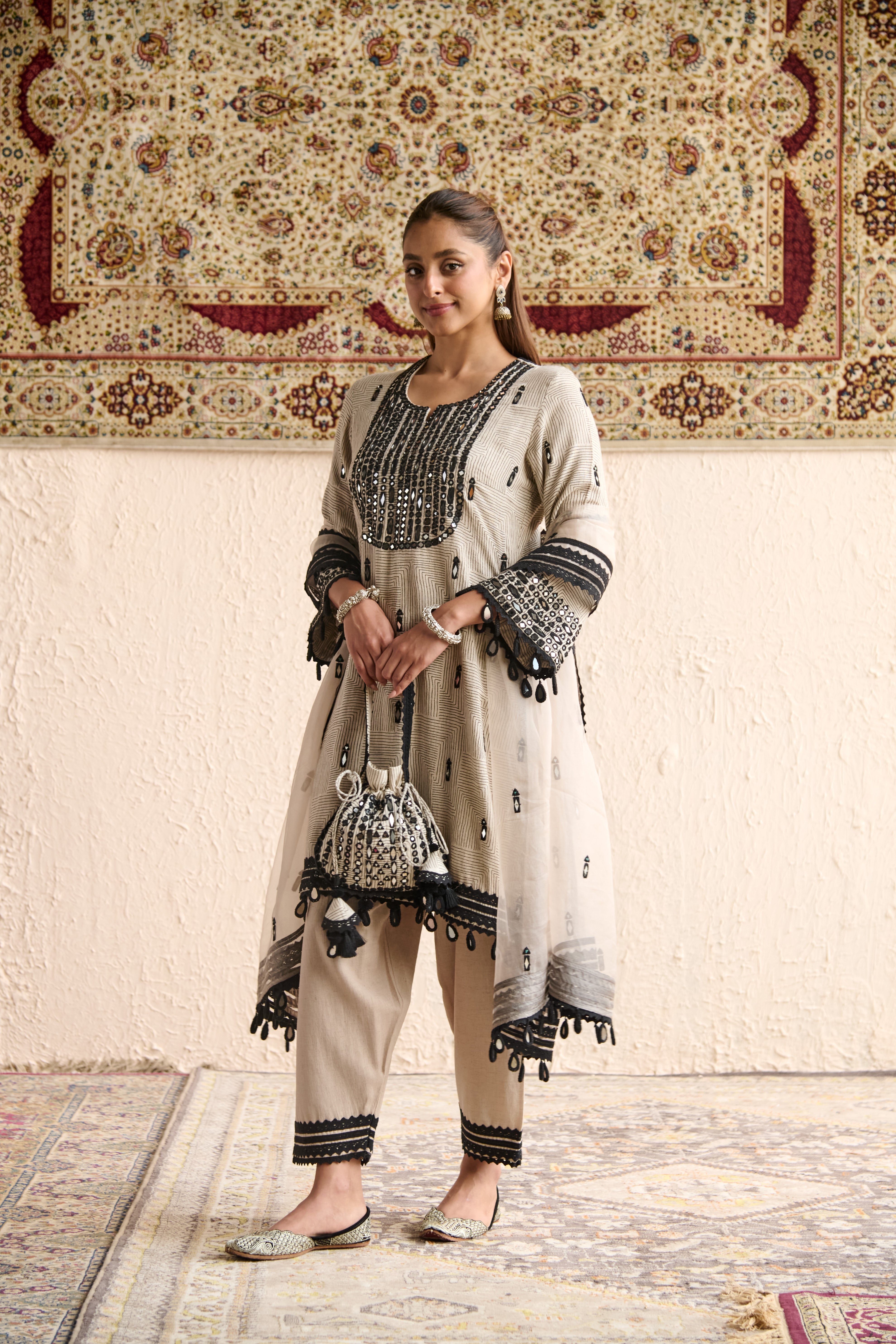 SHEESHA A-LINE KURTA SET