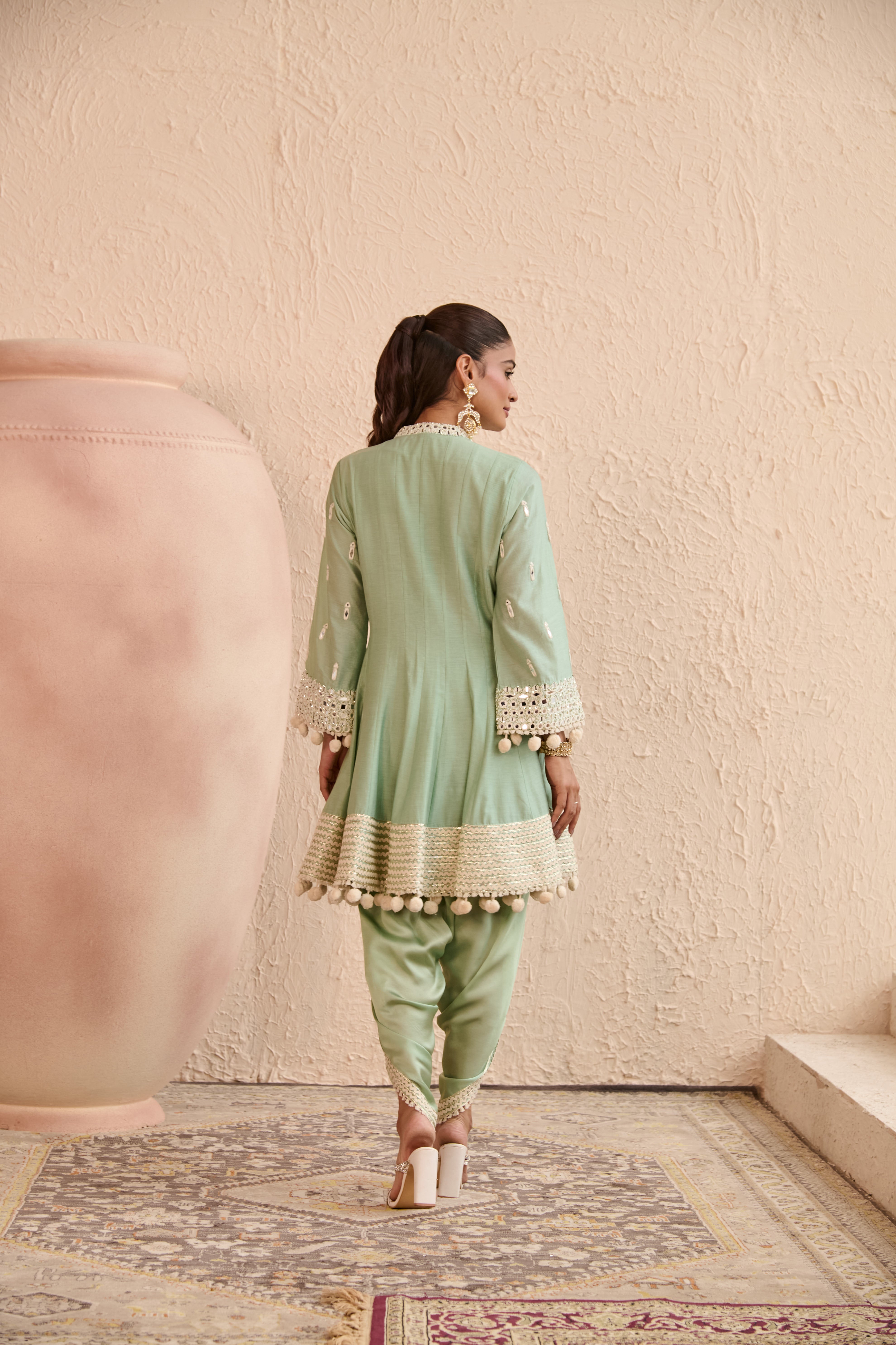 SHEESHA SHORT ANARKALI SET