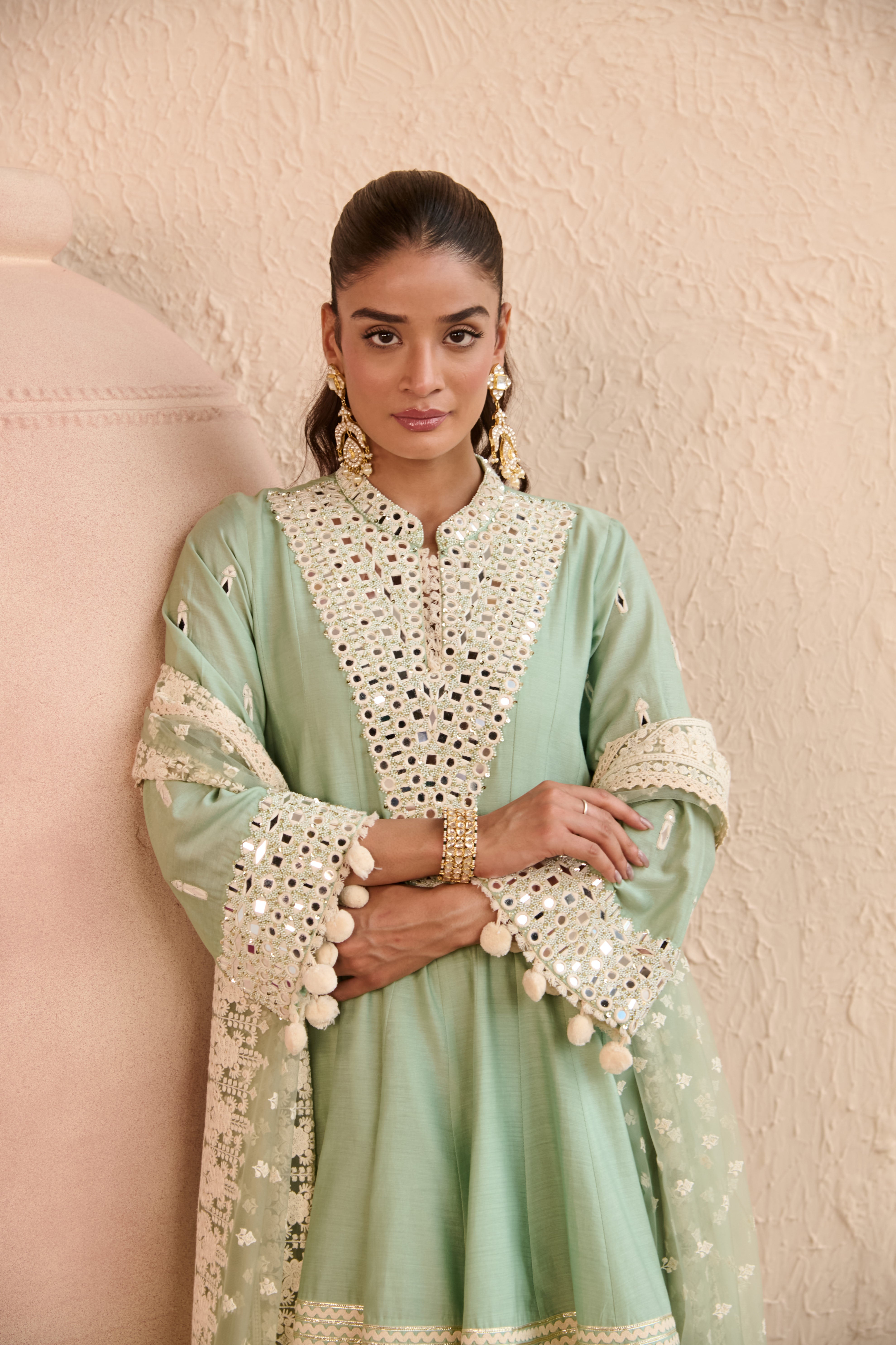 SHEESHA SHORT ANARKALI SET