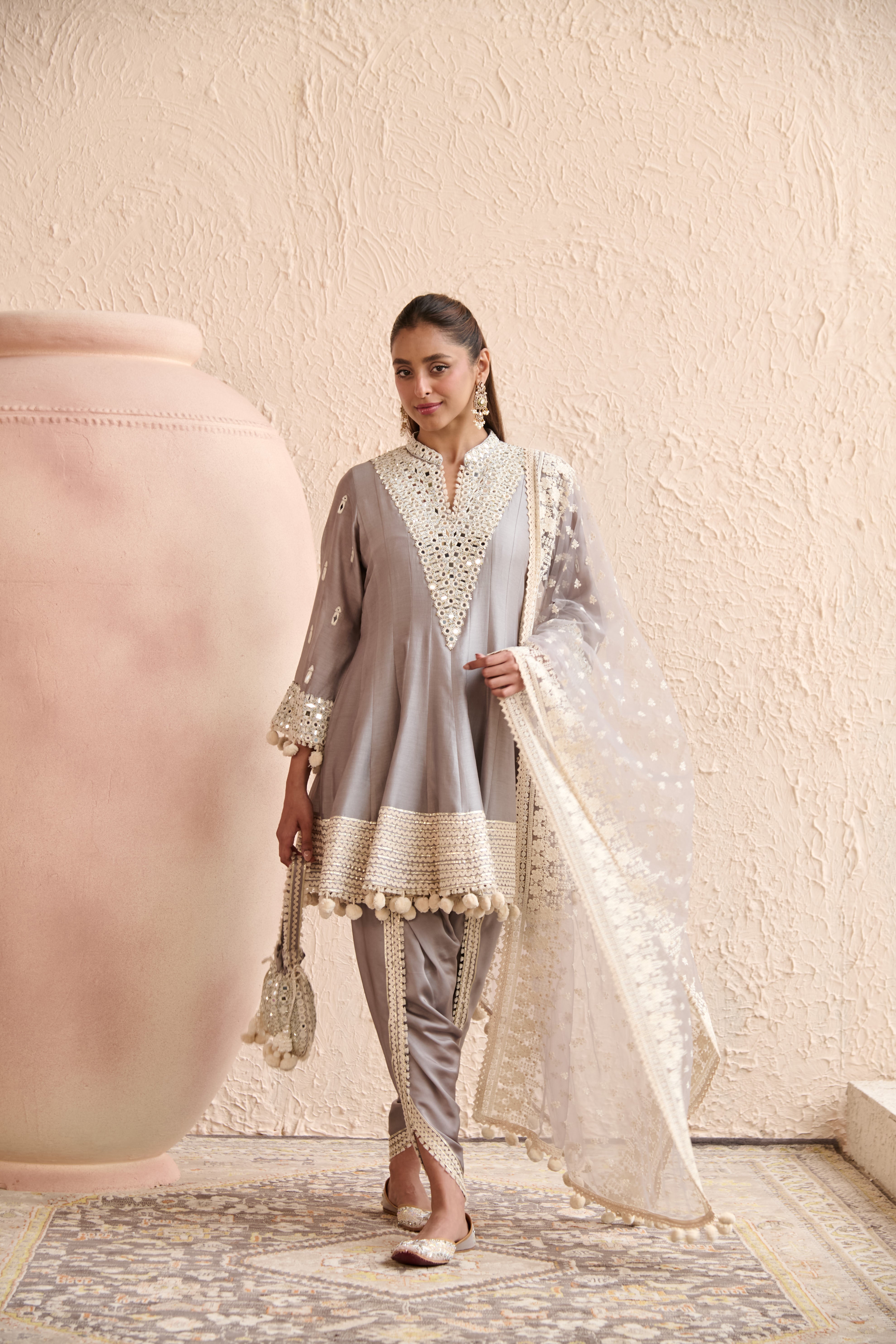 SHEESHA SHORT ANARKALI SET