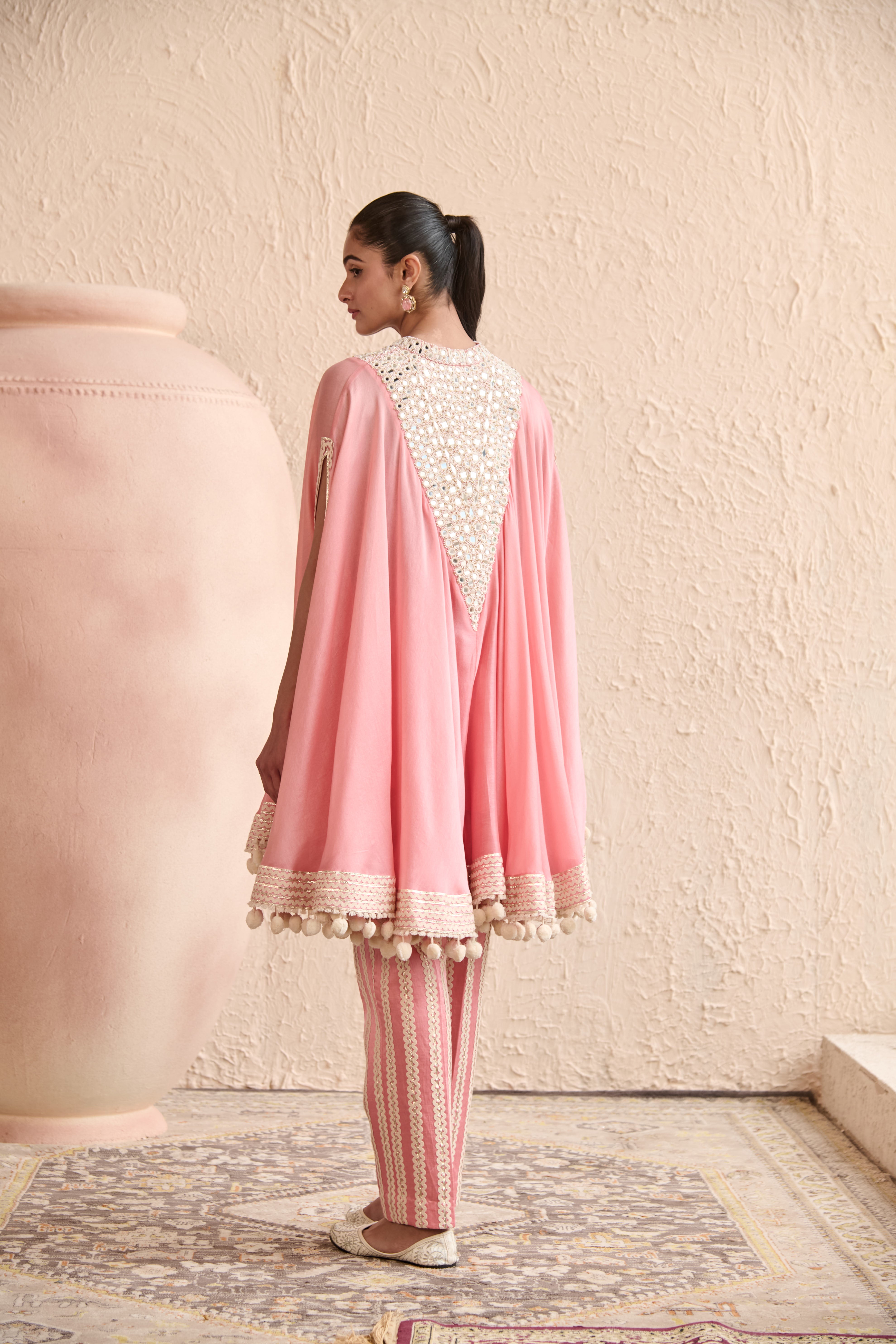 SHEESHA FLARED CAPE SET