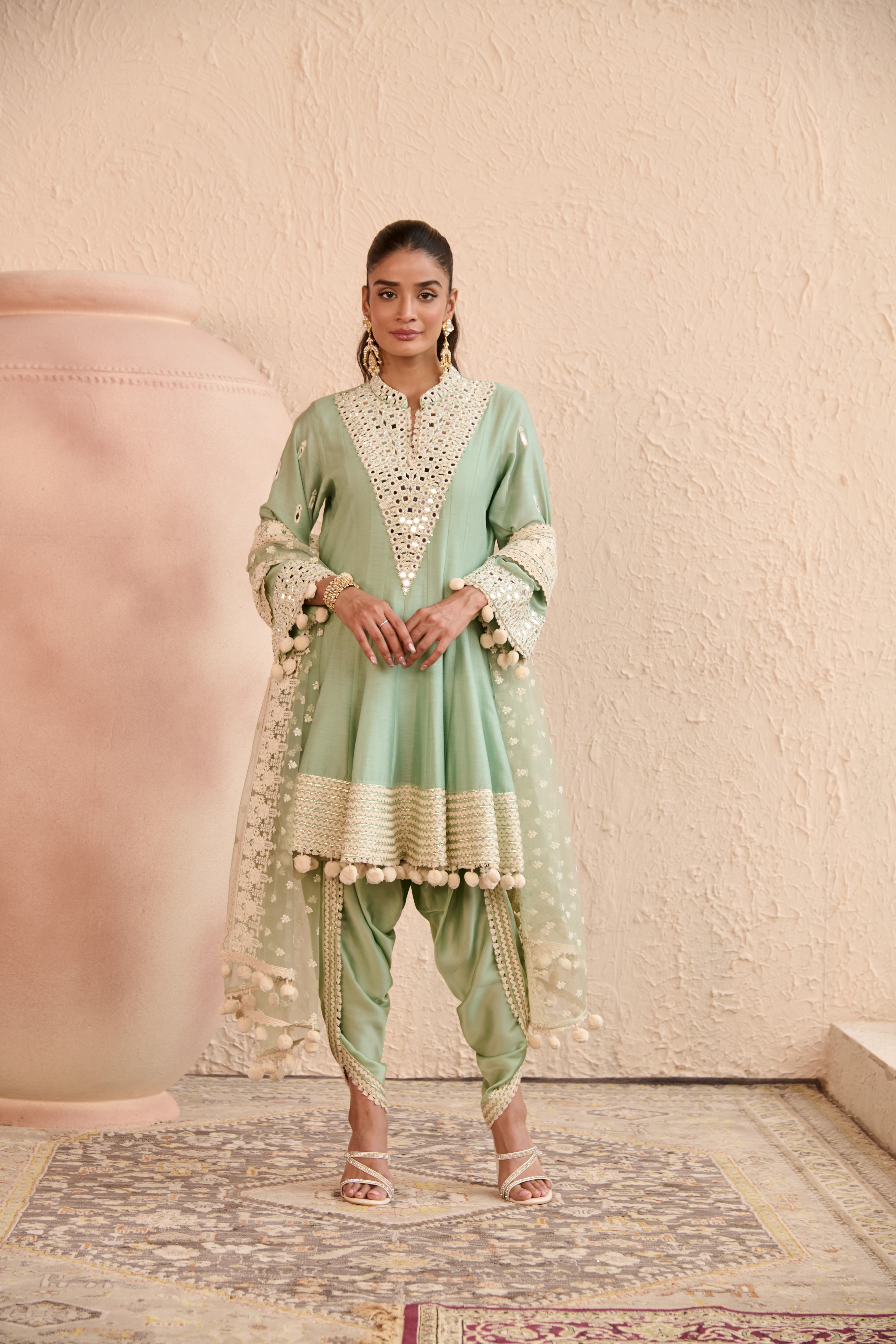 SHEESHA SHORT ANARKALI SET