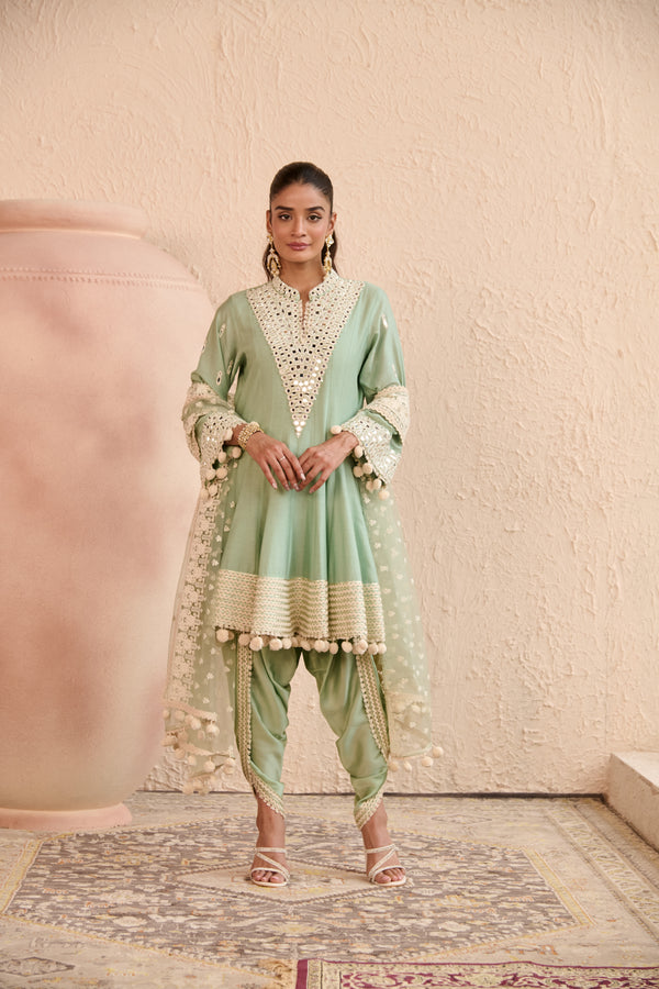 SHEESHA SHORT ANARKALI SET