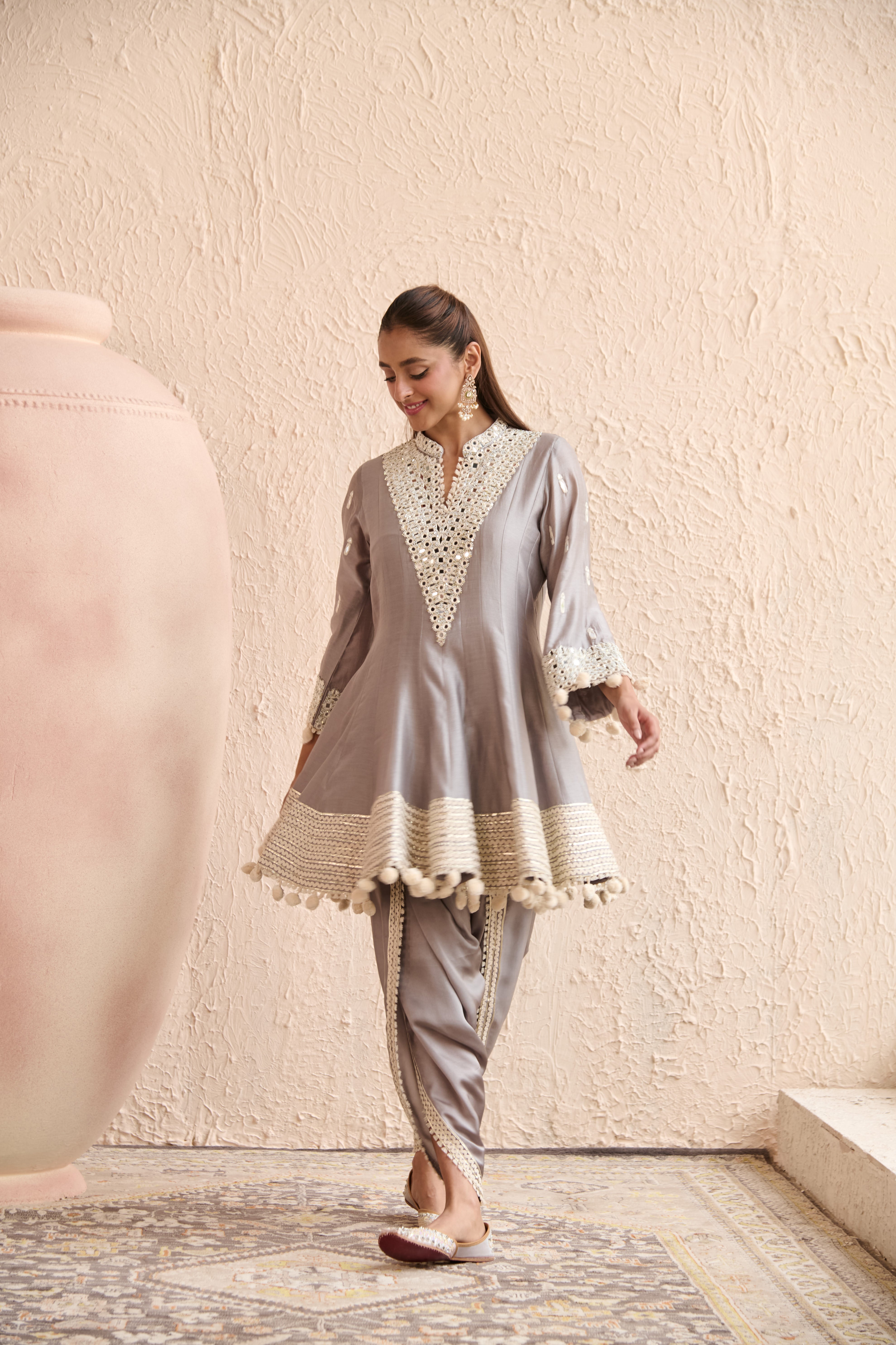 SHEESHA SHORT ANARKALI SET