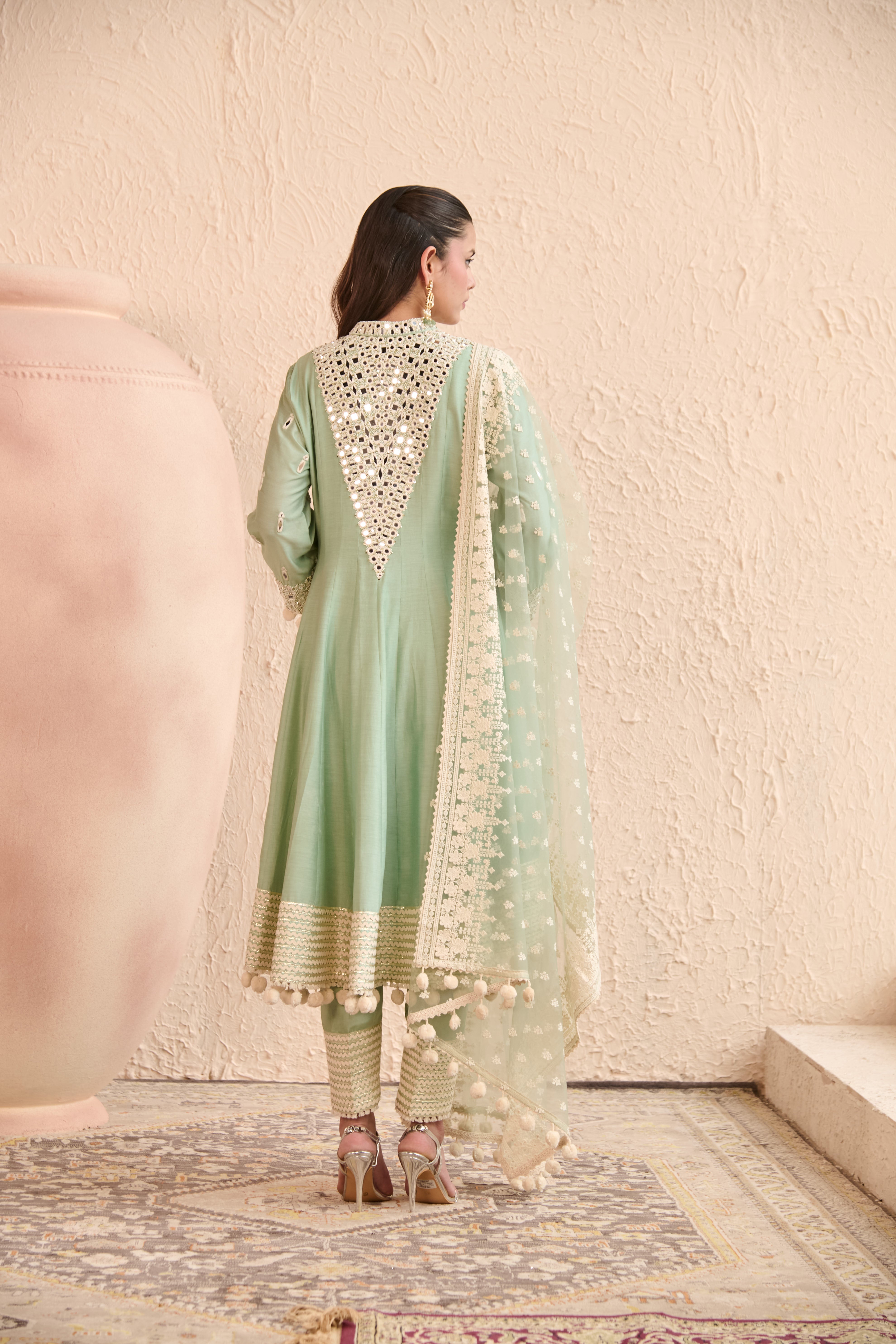 SHEESHA HIGH-LOW ANARKALI SET
