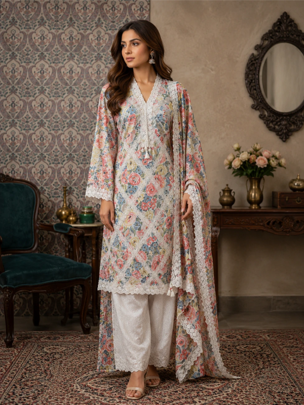Gulnaar  Long kurta with pant
