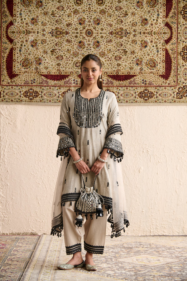 SHEESHA A-LINE KURTA SET