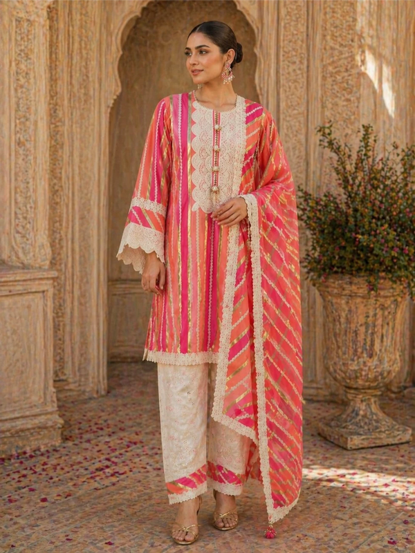 Adaa-e-rang A Line with Salwar