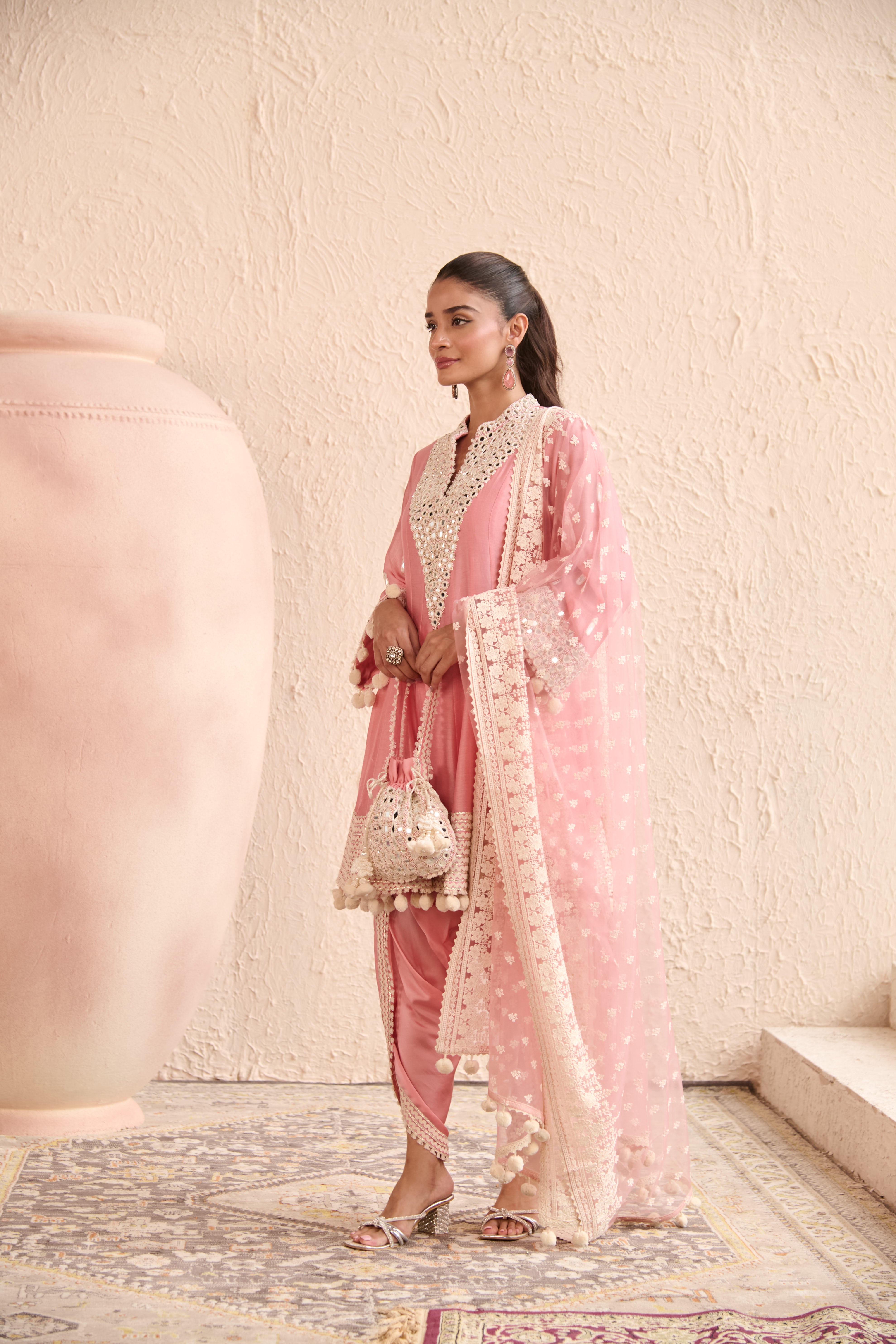 SHEESHA SHORT ANARKALI SET