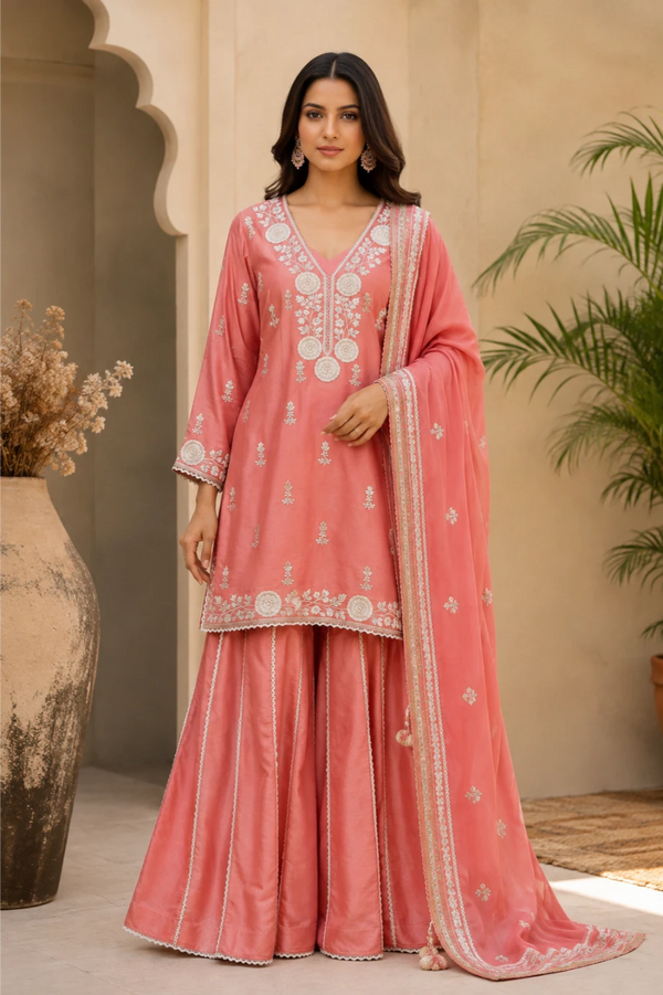 Resham Nazakat Sharara Set