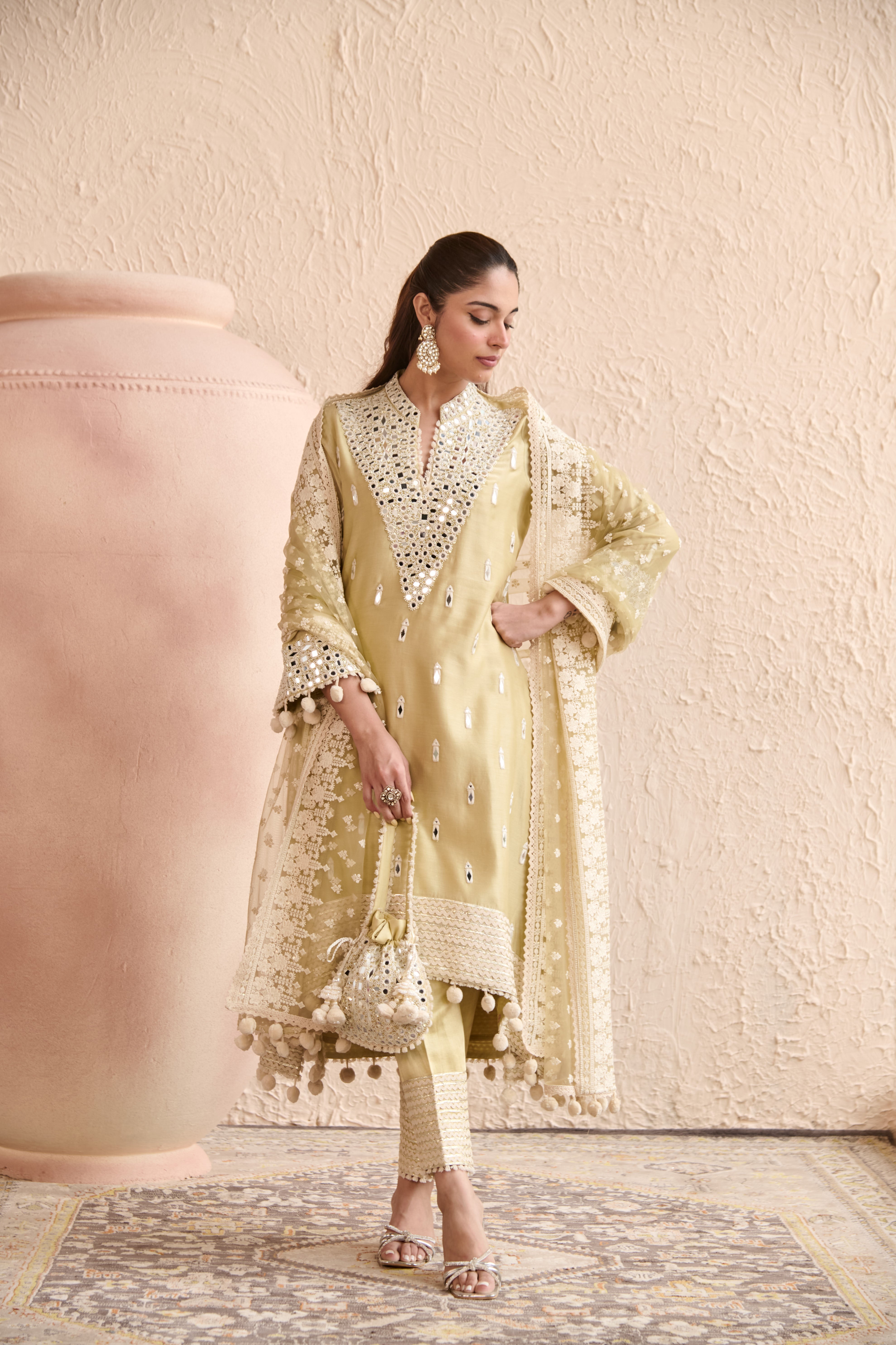 SHEESHA A-LINE KURTA SET