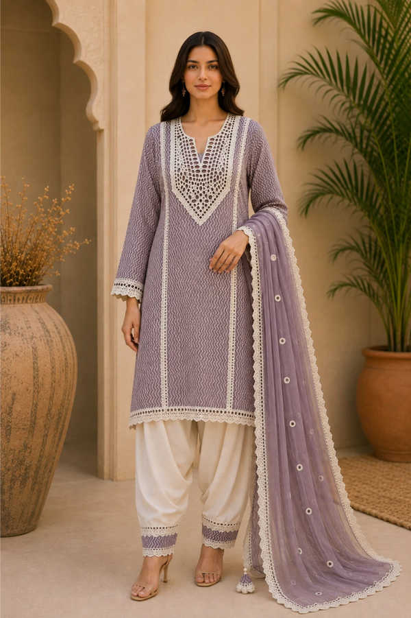 Aaina nazakat A-line with salwar