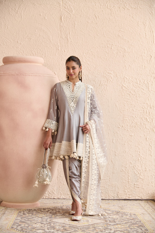 SHEESHA SHORT ANARKALI SET