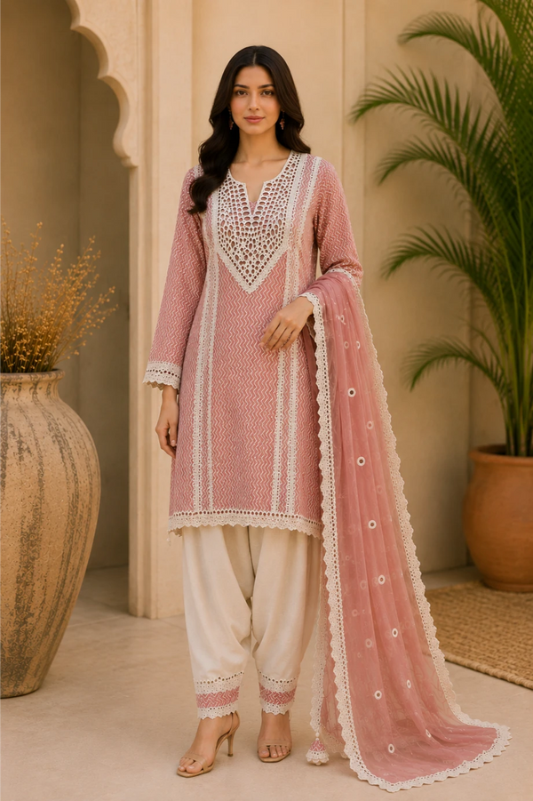Aaina nazakat A-line with salwar