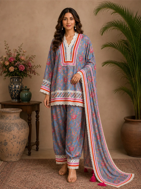 Kesar Meher choga with salwar