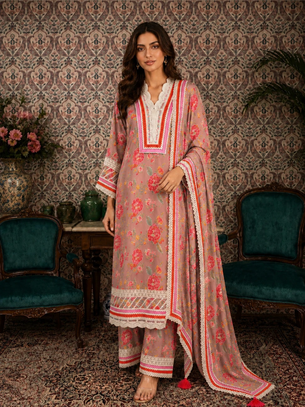 Kesar Meher long kurta with pant