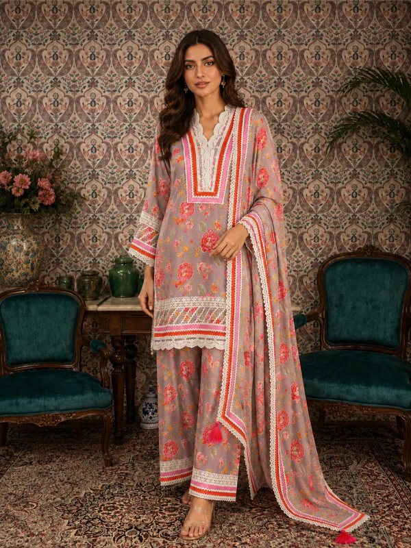Kesar Meher A line kurta with salwar