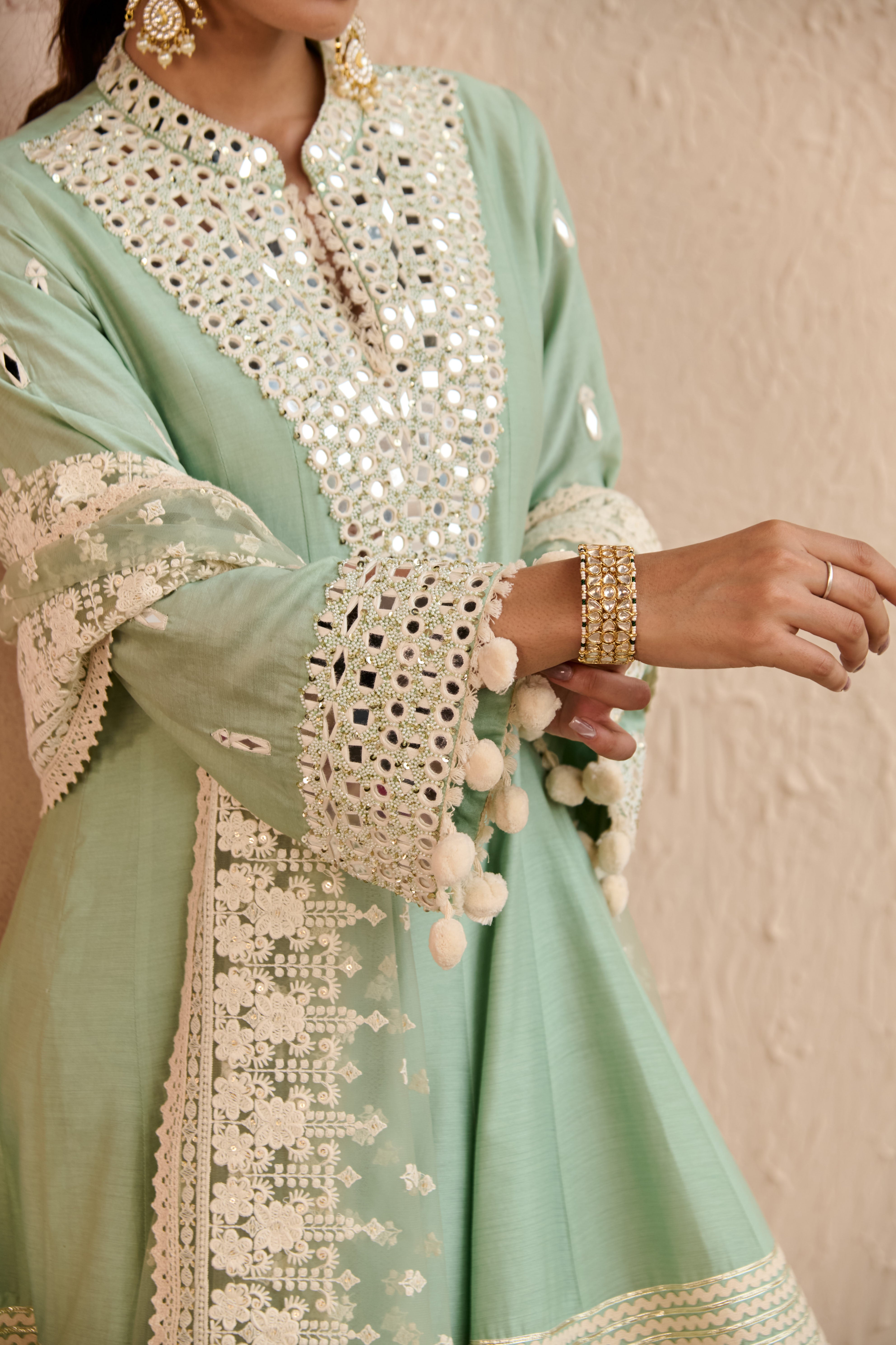 SHEESHA SHORT ANARKALI SET