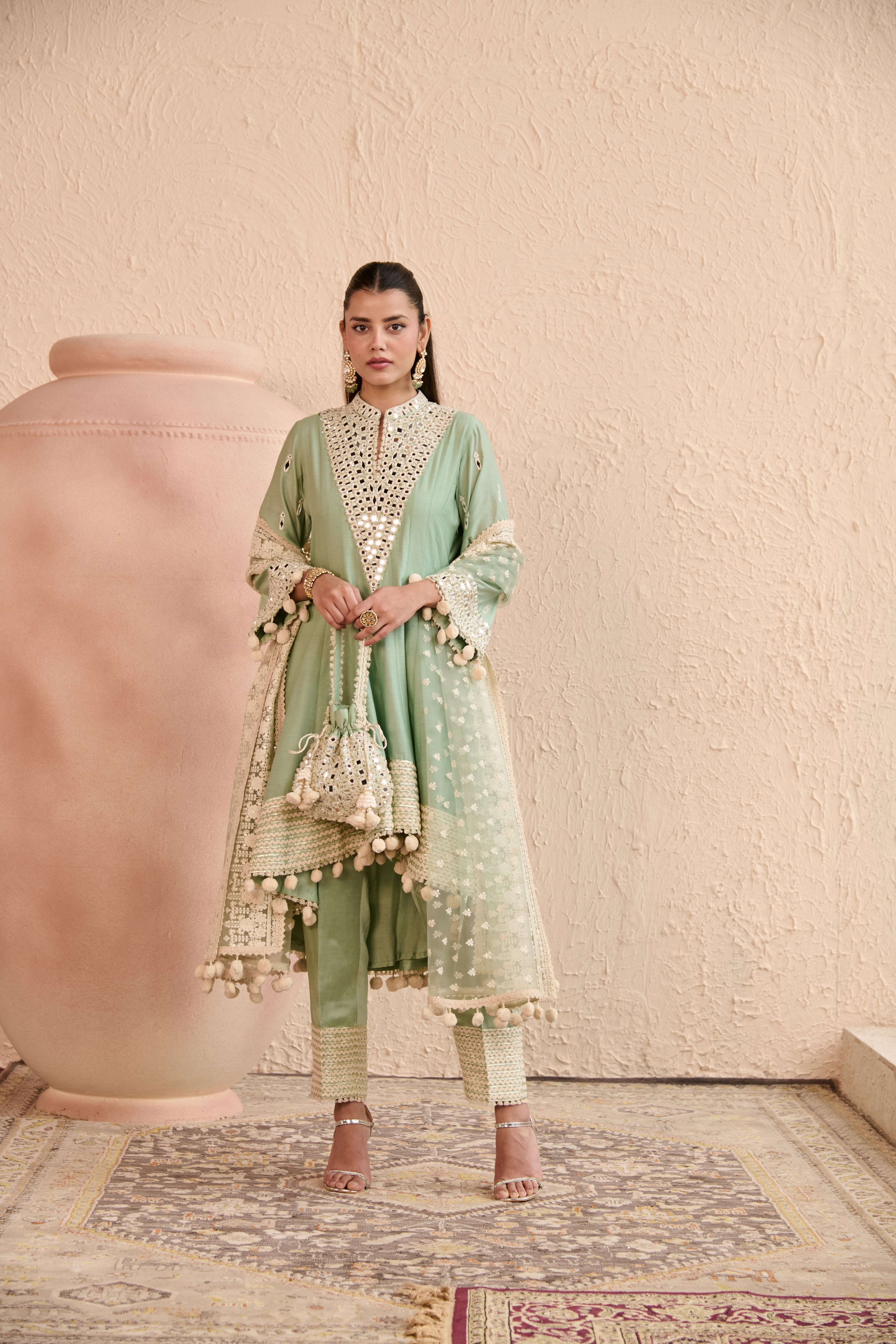 SHEESHA HIGH-LOW ANARKALI SET