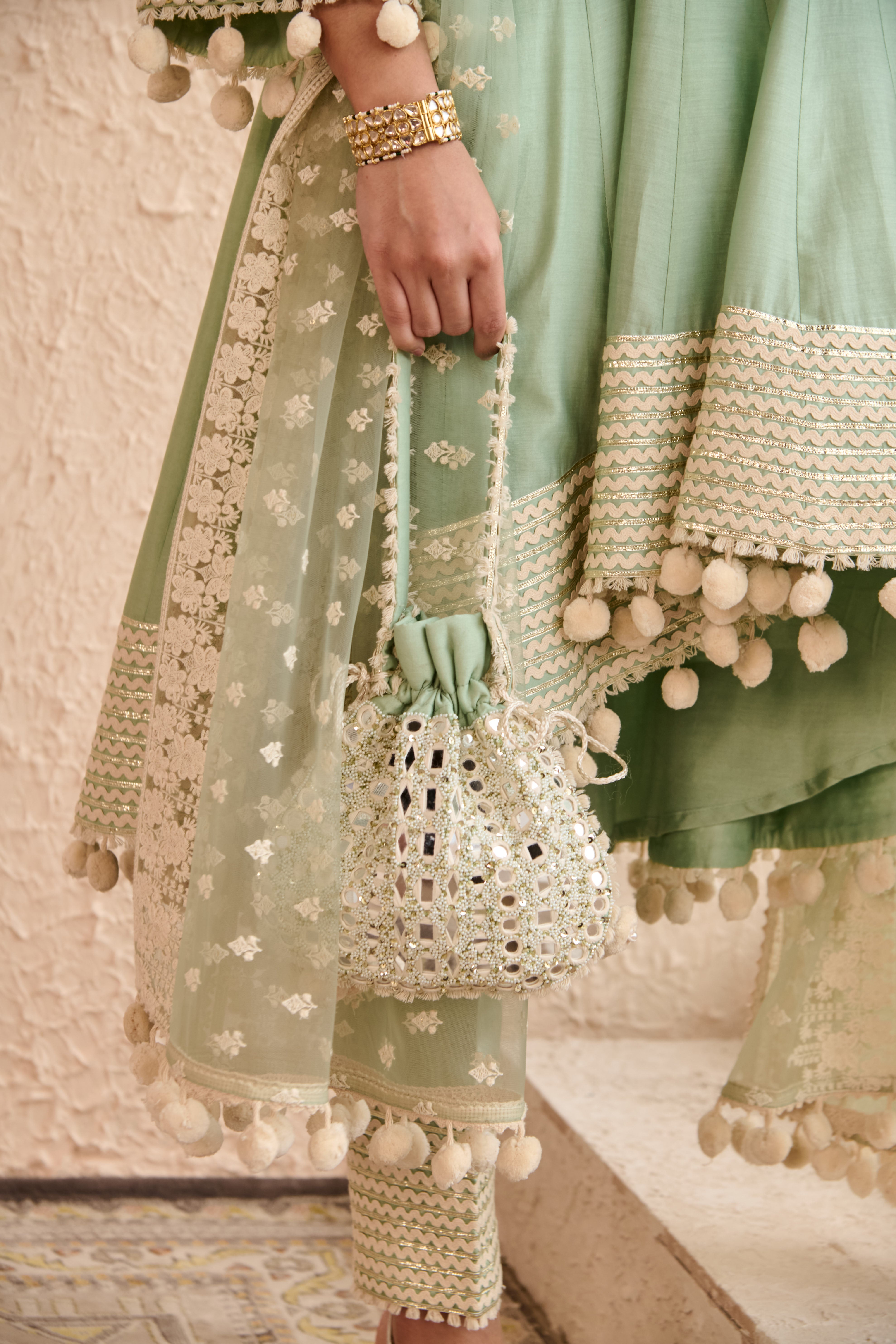 SHEESHA HIGH-LOW ANARKALI SET