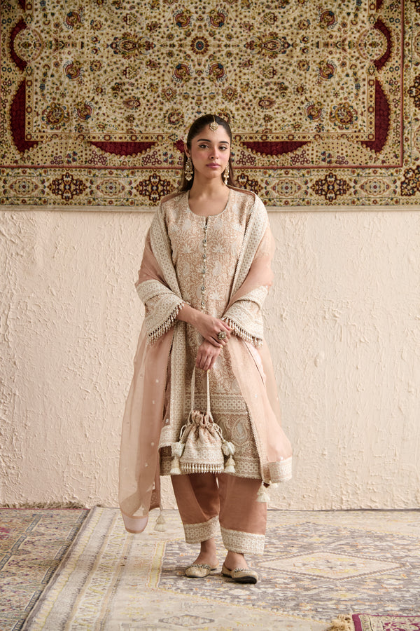 HASRAT A-LINE KURTA SET