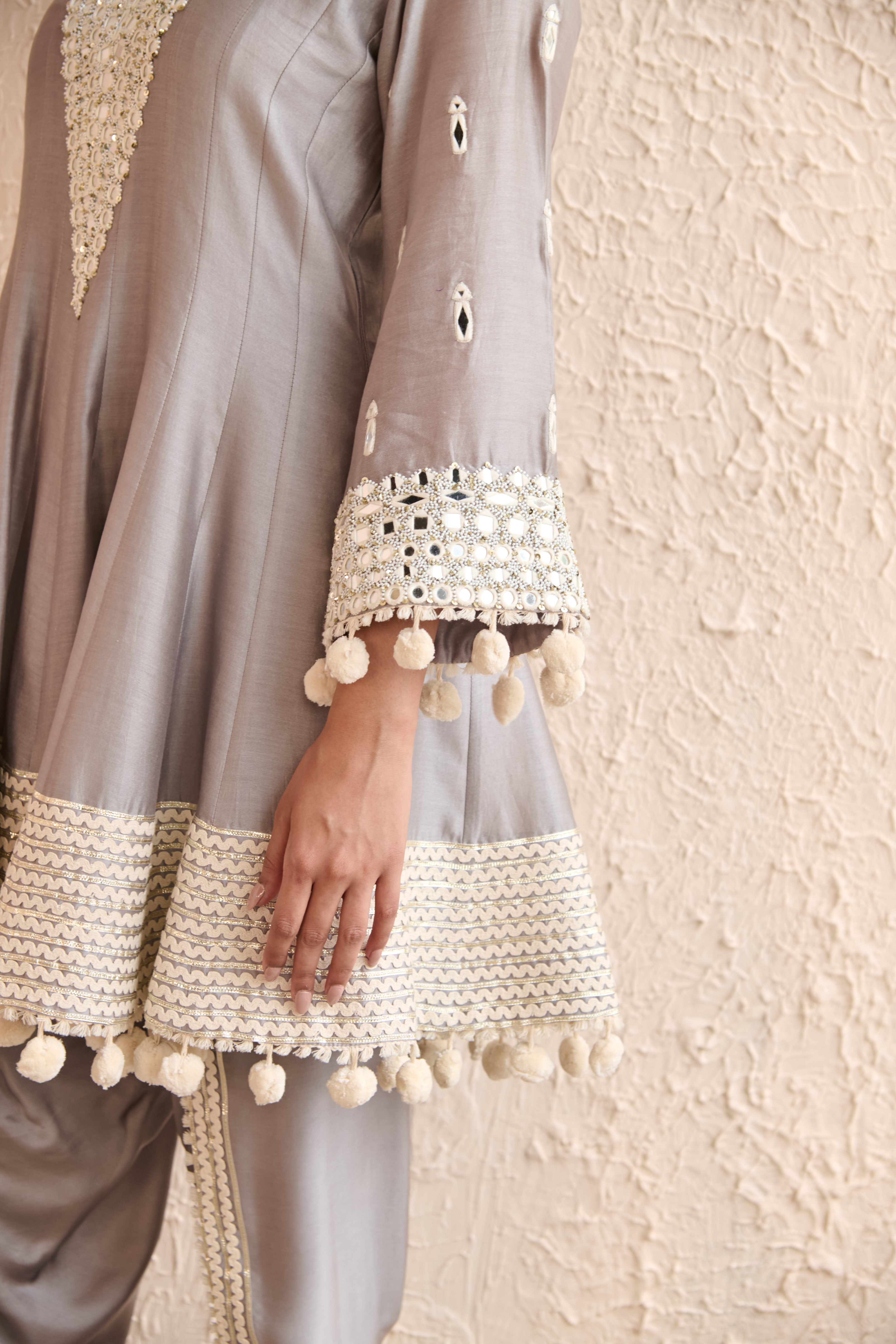SHEESHA SHORT ANARKALI SET