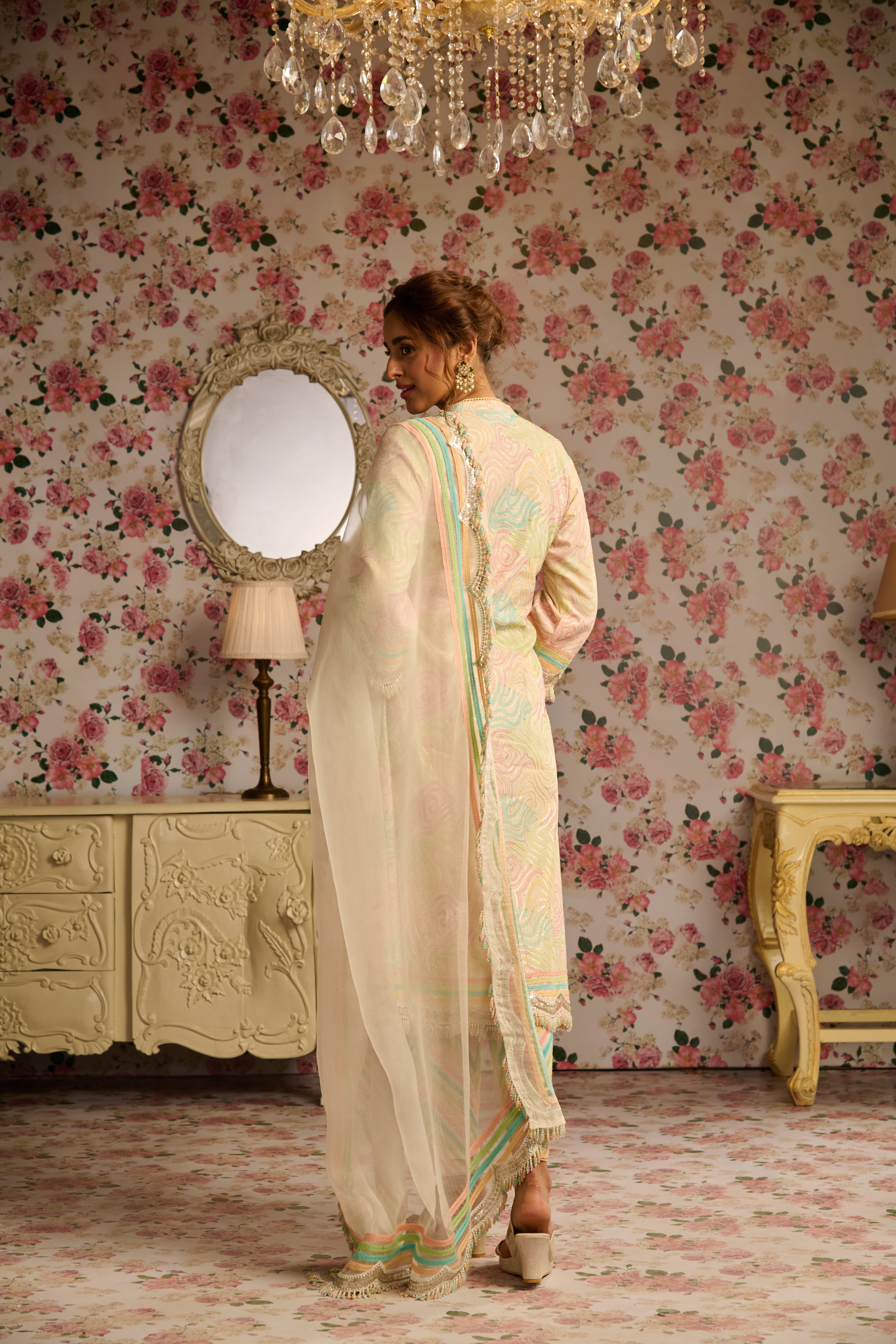 HASRAT A-LINE KURTA SET