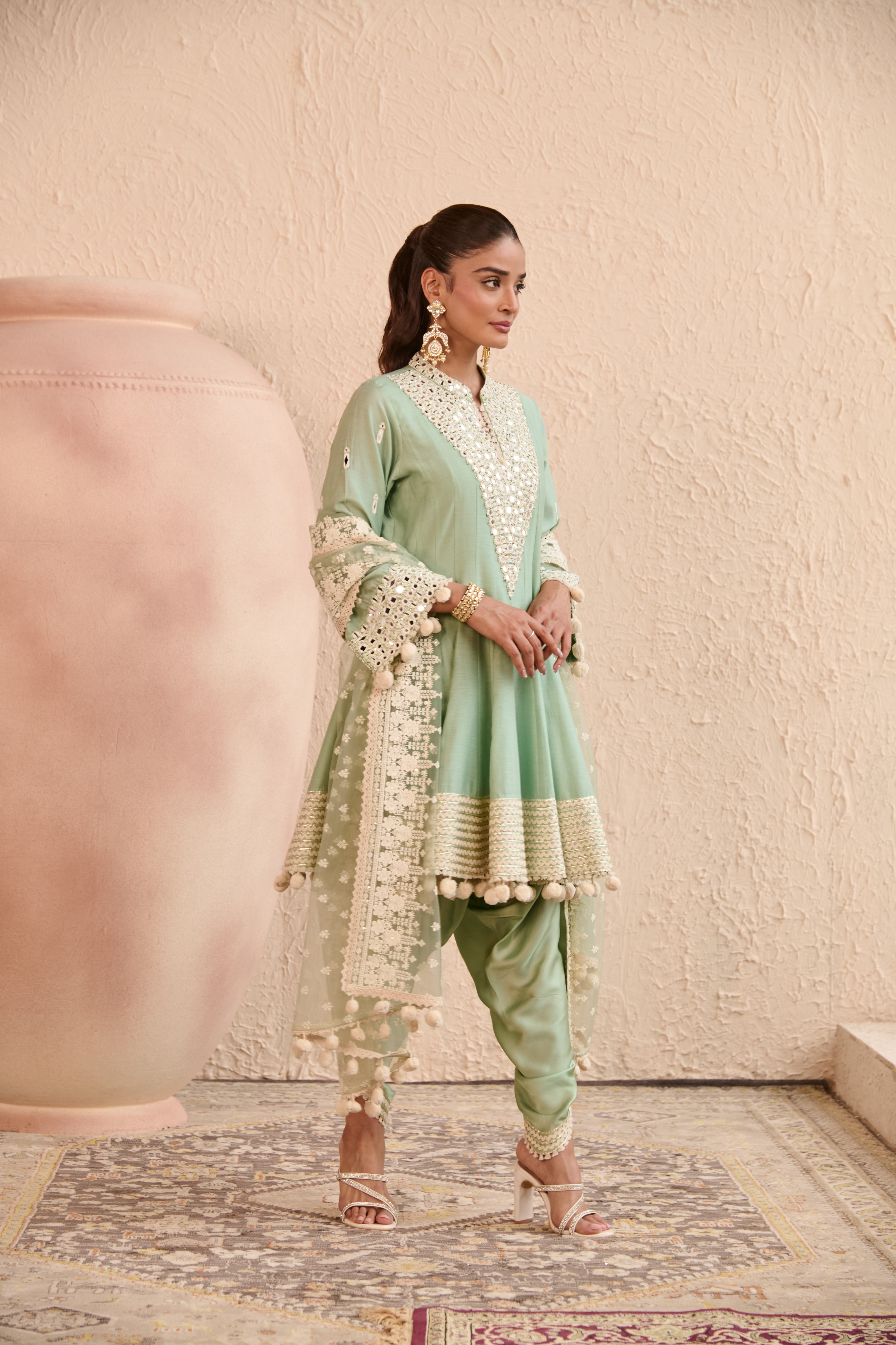 SHEESHA SHORT ANARKALI SET