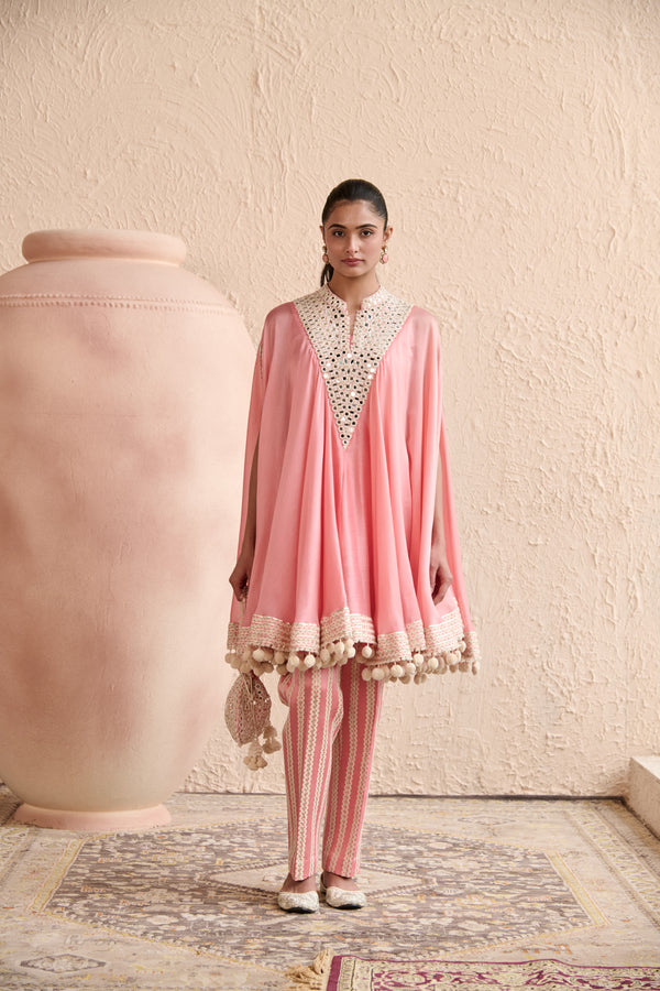SHEESHA FLARED CAPE SET