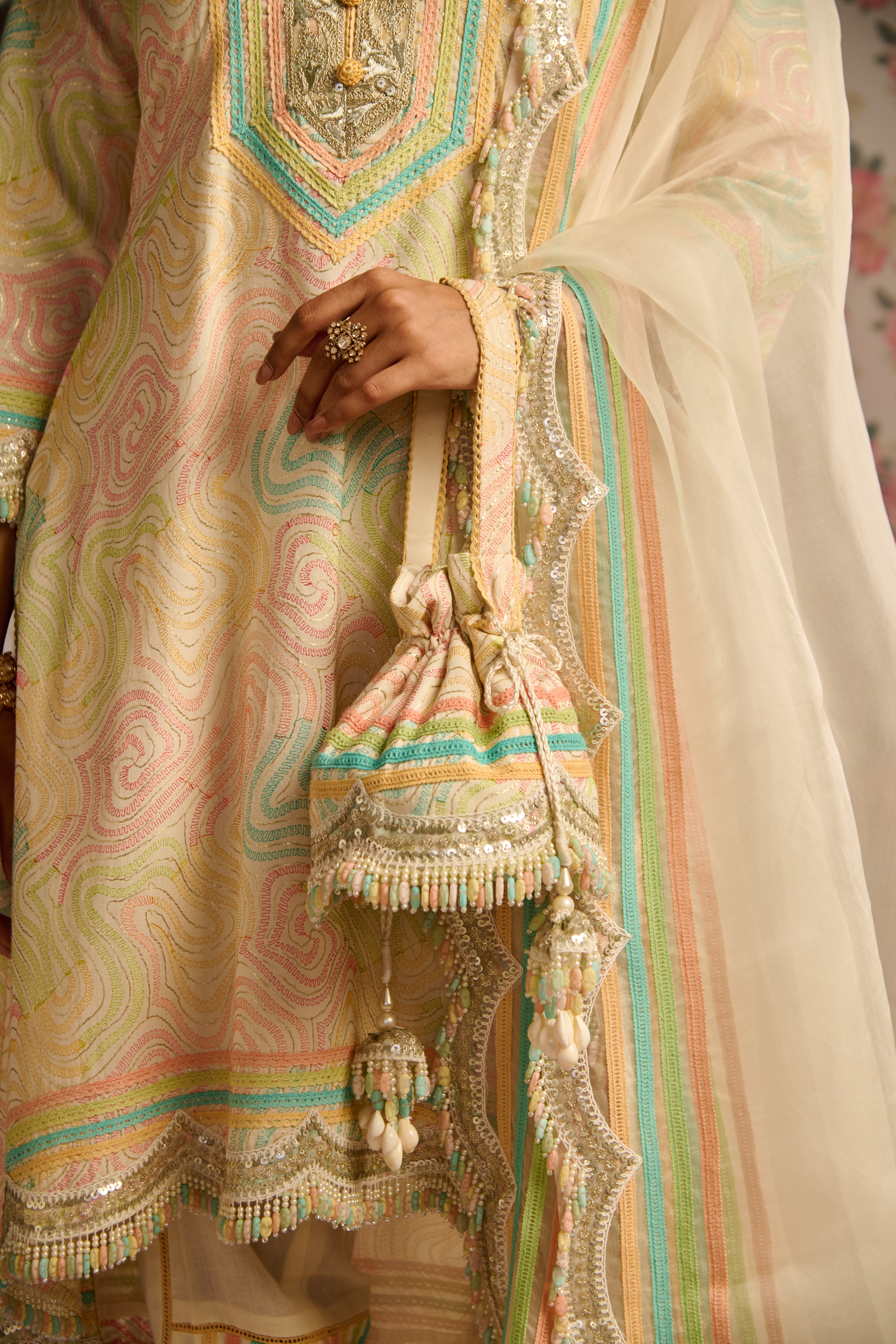 HASRAT A-LINE KURTA SET