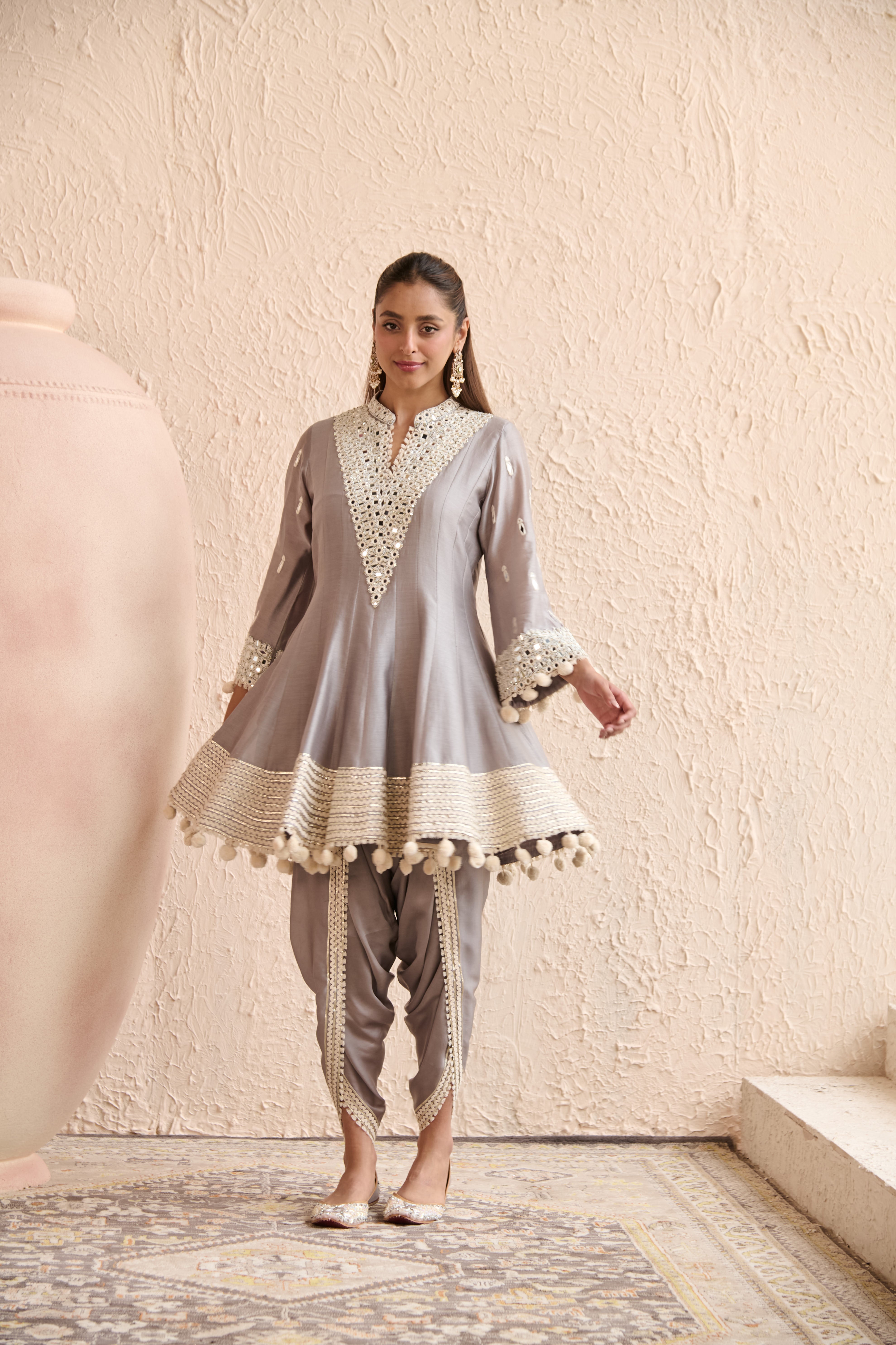 SHEESHA SHORT ANARKALI SET