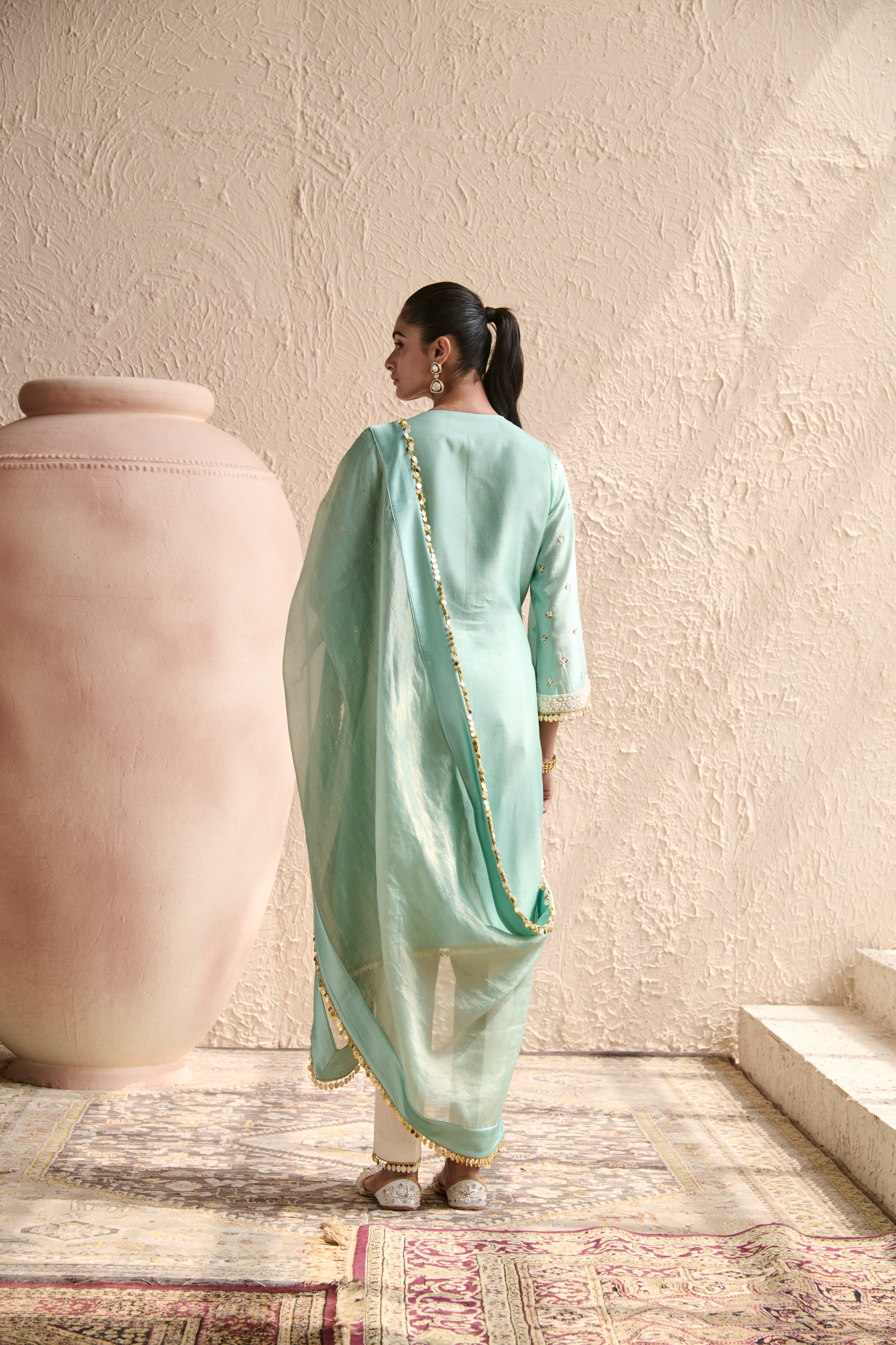 HASRAT A-LINE KURTA SET