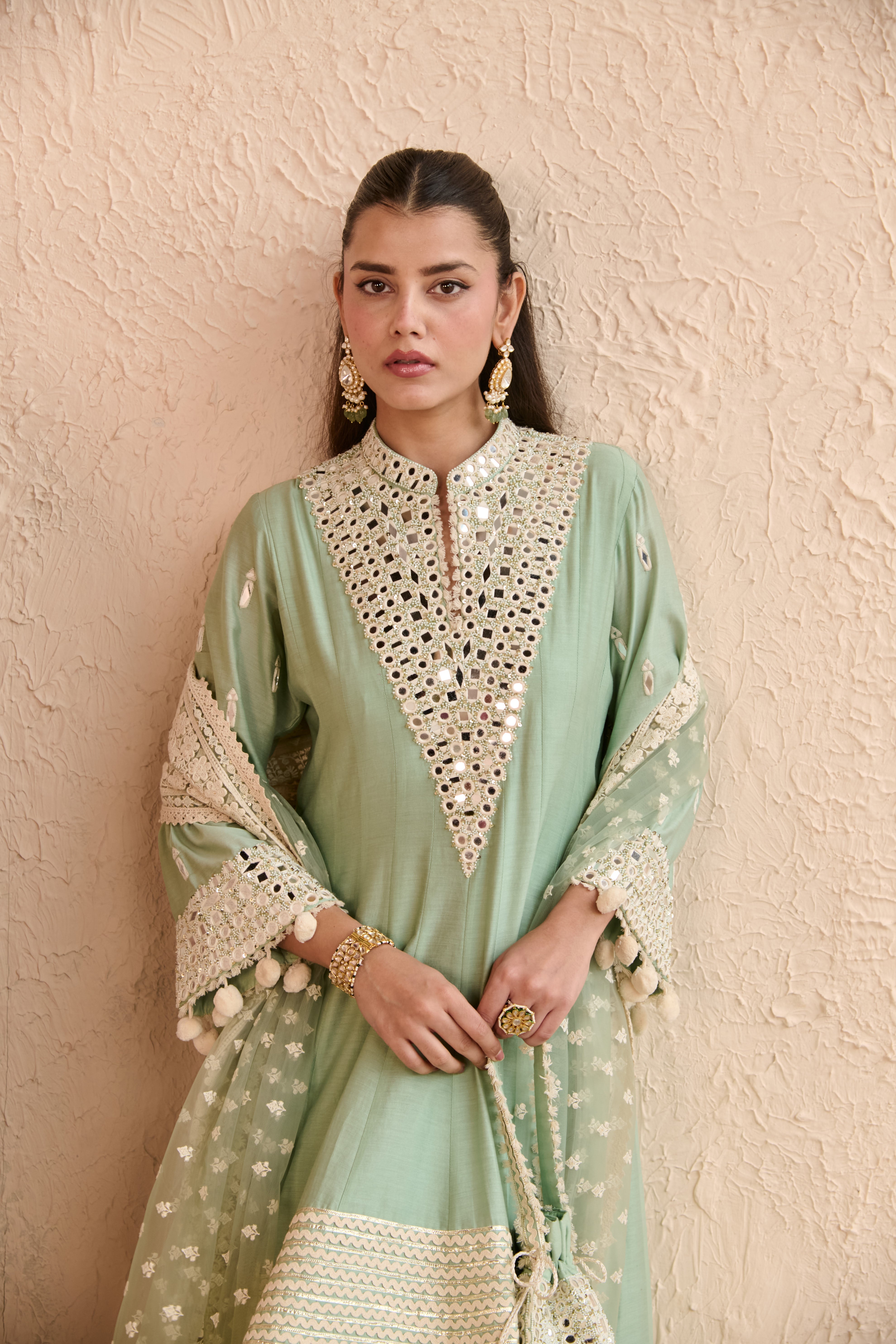 SHEESHA HIGH-LOW ANARKALI SET