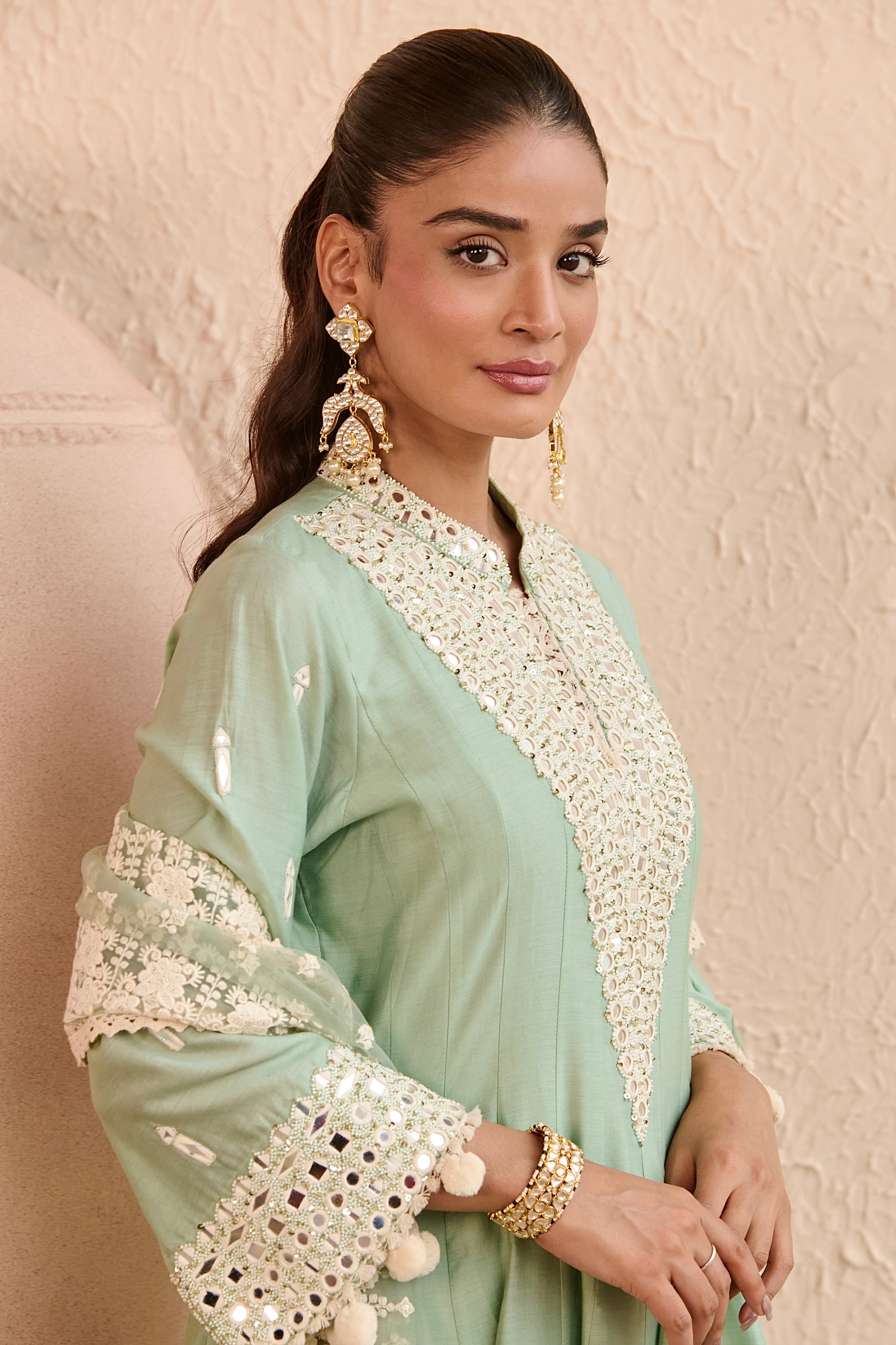 SHEESHA SHORT ANARKALI SET