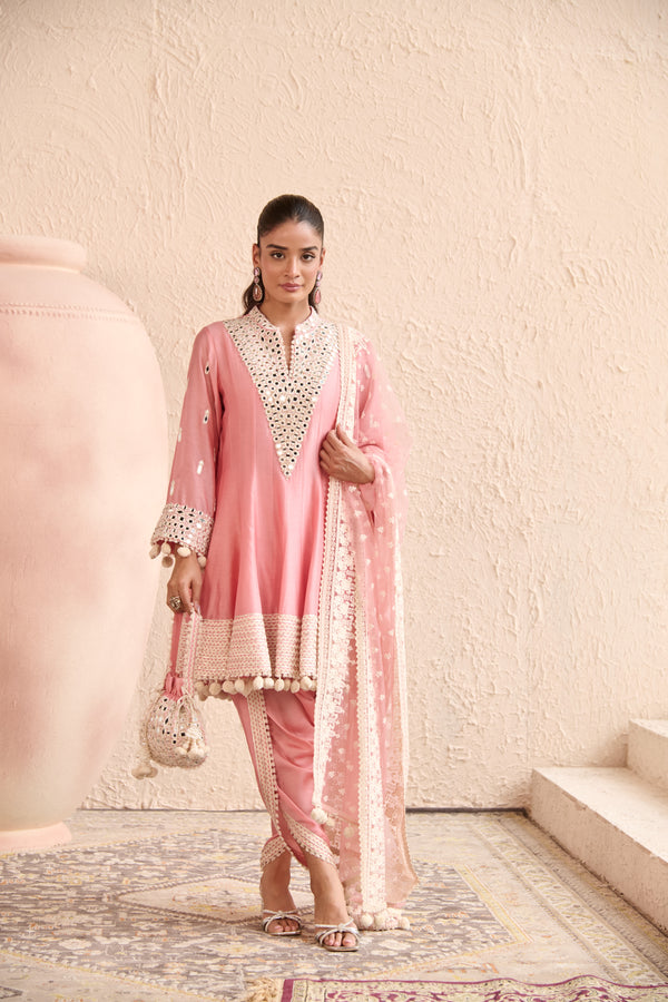 SHEESHA SHORT ANARKALI SET