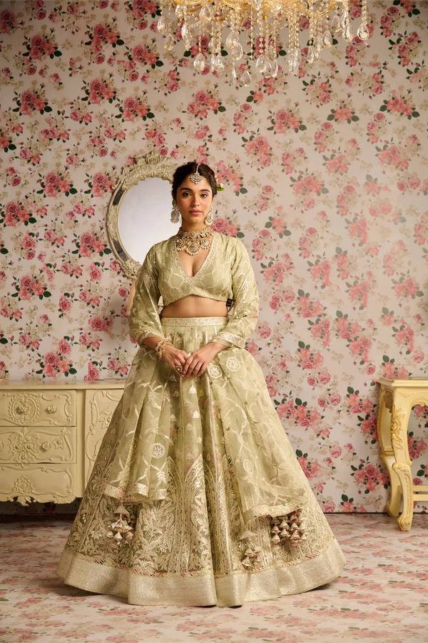 SAMAYA Gota Lehenga Set