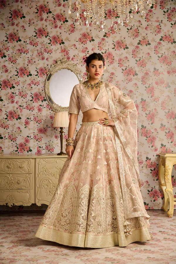 SAMAYA Gota Lehenga Set