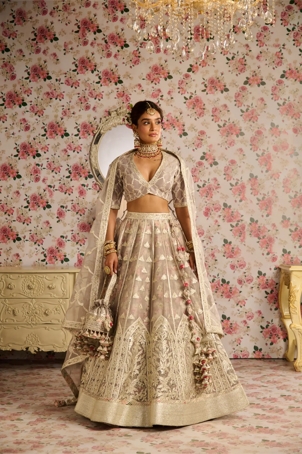 SAMAYA Gota Lehenga Set
