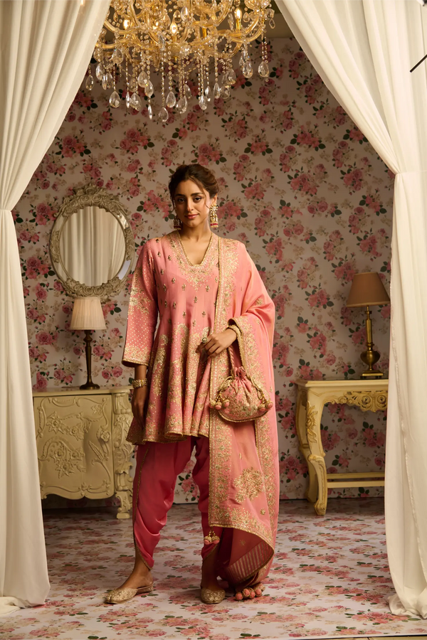 MAYUR Peplum Set with Tulip Pants