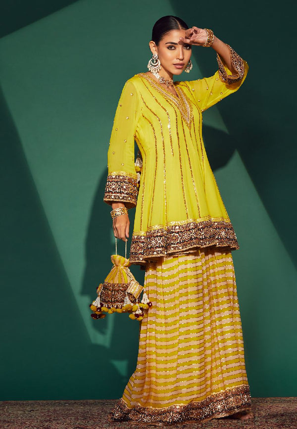 FIRDAUS LAIRA PEPLUM SET