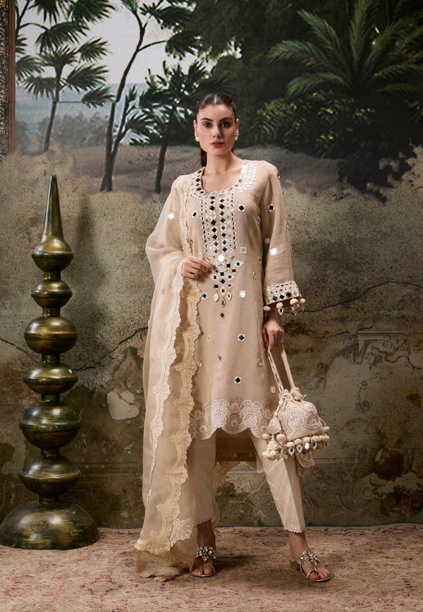 INARA RUHANI A-LINE KURTA SET